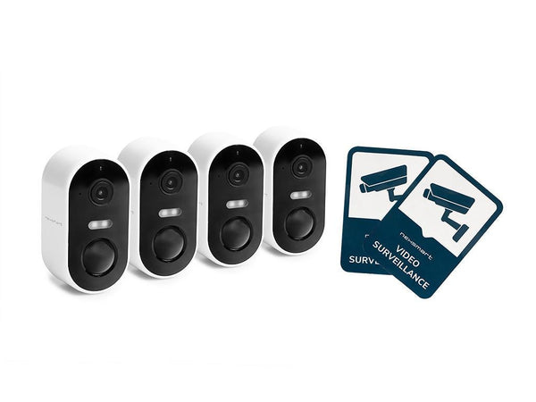 NEXSMART™ AIR3 BATTERIDRIVEN ÖVERVAKNINGSKAMERA - 4 PACK+KLISTERMÄRKE