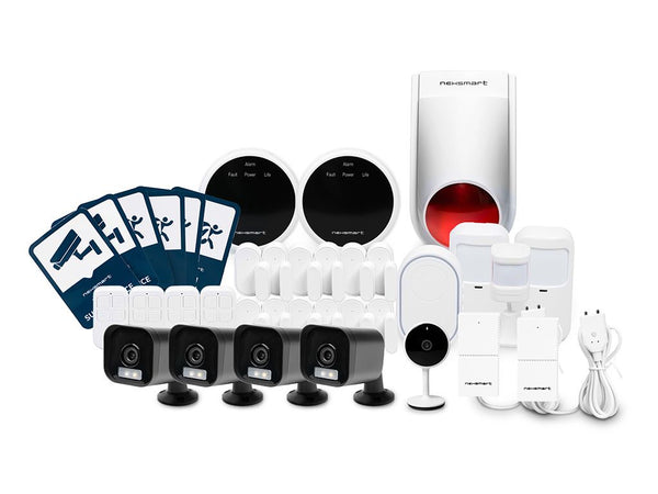 NEXSMART™ STORT SMART LARM PAKET MED KAMERA (100-200M2) - MILJÖSKYDD