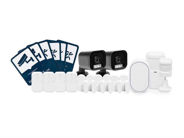 NEXSMART™ MELLAN SMART LARM PAKET MED KAMERA (50-100M2)